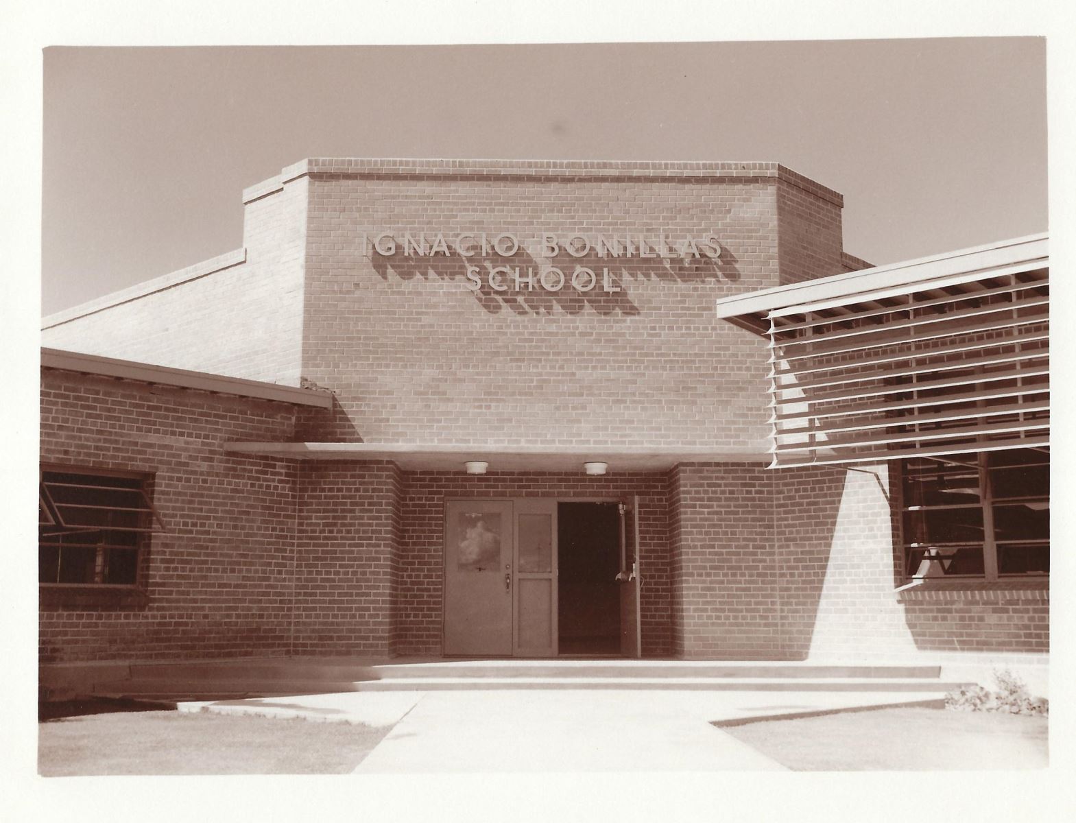 Photo of Bonillas Campus from 1954
